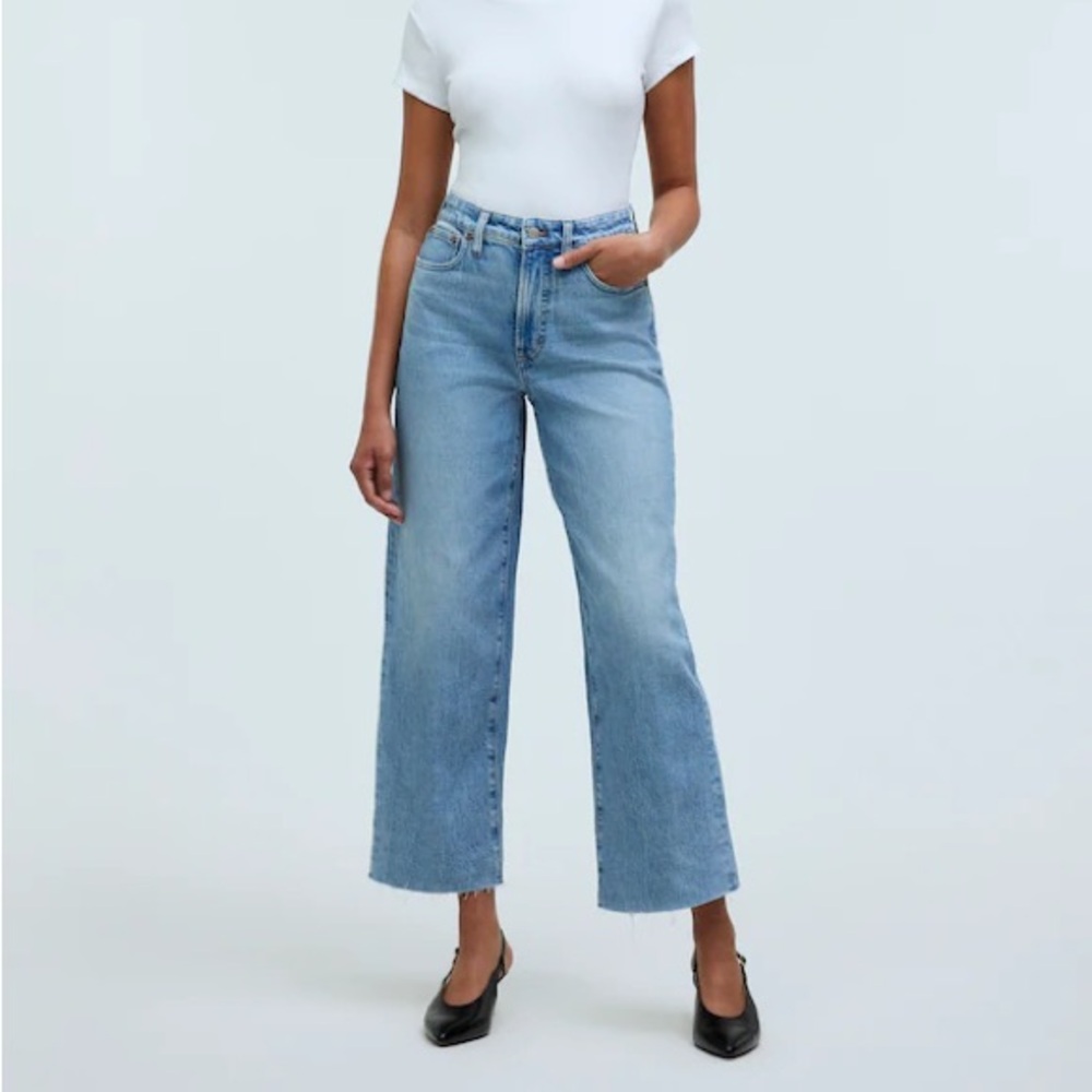 Madewell Curvy Perfect Vintage Wide-Leg Crop Jean